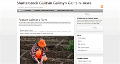 Desktop Screenshot of galitsin-news.com